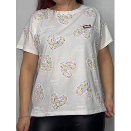 Фотография Футболка женская KS512 white р.42-48 "Kosta" недорого оптом от прямого поставщика