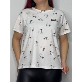 футболка жіноча KS515 white р.42-48 "Kosta" недорого оптом від прямого постачальника
