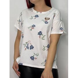 Фотография Футболка женская KS546 white р.42-48 "Kosta" недорого оптом от прямого поставщика