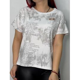 Фотография Футболка женская KS553 white р.42-48 "Kosta" недорого оптом от прямого поставщика