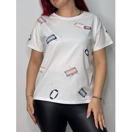 Фотография Футболка женская KS588 white р.42-48 "Kosta" недорого оптом от прямого поставщика