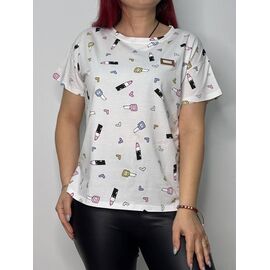 Фотография Футболка женская KS590 white р.42-48 "Kosta" недорого оптом от прямого поставщика