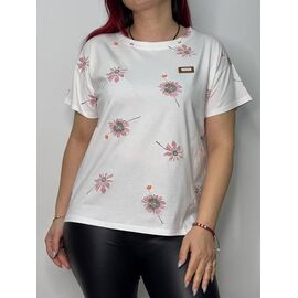 Фотография Футболка женская KS598 white р.42-48 "Kosta" недорого оптом от прямого поставщика