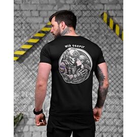 Футболка чоловіча 871 black р.M-3XL "Madoka" недорого оптом від прямого постачальника