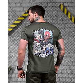 Футболка чоловіча 905 khaki р.M-3XL "Madoka" недорого оптом від прямого постачальника