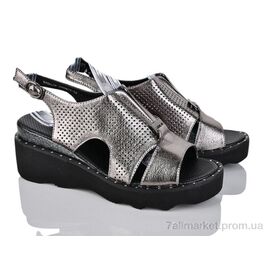 Фотография Босоножки женские летние Лето 4084-1703L-1 (8 пар р.36-41) "Мир" недорого оптом от прямого поставщика