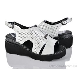 Фотография Босоножки женские летние Лето 4084-1703L-5 (8 пар р.36-41) "Мир" недорого оптом от прямого поставщика