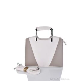 Фотография Сумка женская 885158 beige-white 20*30*12 см, "SHENGMA" недорого оптом от прямого поставщика