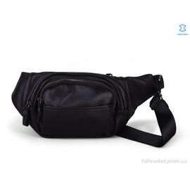 Бананка чоловіча W046 black 18*23*2 см, "Sunshine bag" недорого оптом від прямого постачальника