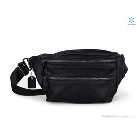 Бананка чоловіча W016 black 18*23* см, "Sunshine bag" недорого оптом від прямого постачальника