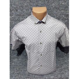 Сорочка чоловіча літня 4668 white р.S-2XL "ROLADA" недорого оптом від прямого постачальника