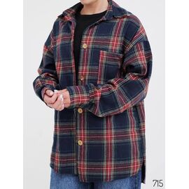 Фотография Рубашка женская 715 navy р.42-56 "DORA" недорого оптом от прямого поставщика