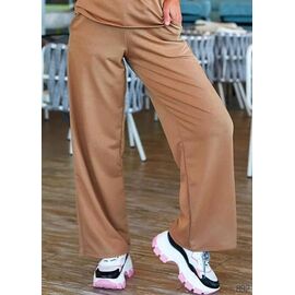 Штани спортивні жіночі 892-1 brown р.44-58 "DORA" недорого оптом від прямого постачальника