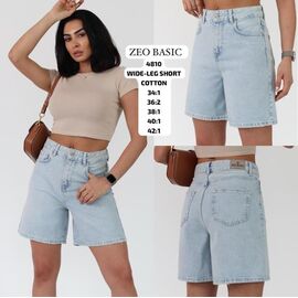Фотография Шорты женские 4810 l.blue р.34-42 "Jeans Style" недорого оптом от прямого поставщика