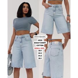 Фотография Шорты женские 4826 l.blue р.30-36 "Jeans Style" недорого оптом от прямого поставщика
