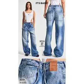 Фотография Джинсы женские 3713-4 blue р.34-42 "Jeans Style" недорого оптом от прямого поставщика