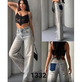 Фотография Джинсы женские 2012-1332 grey р.34-40 "Jeans Style" недорого оптом от прямого поставщика