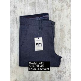 Штани чоловічі утеплені 441 blue р.31-40 "God Baron" недорого оптом від прямого постачальника