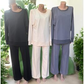 Фотография Костюм спортивный женский тёплый P95 beige р.42-50 "Phi Hung" недорого оптом от прямого поставщика