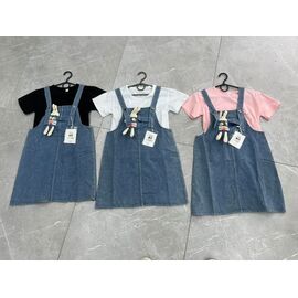 Костюм дитячий на дівчинку F18 white р.130-170 "Farbique" недорого оптом від прямого постачальника