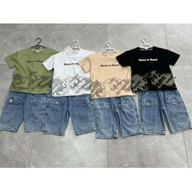 Фотография Костюм детский на мальчика F48 white р.110-150 "Farbique" недорого оптом от прямого поставщика