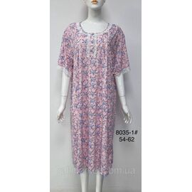 Нічна сорочка жіноча/батал розміри 54-62 (2 кв)"FLOWER" купити недорого від прямого постачальника