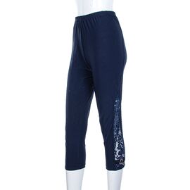 Фотография Бриджи женские BK01-20 navy р.46-56 "Viola" недорого оптом от прямого поставщика