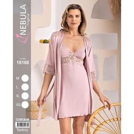 Фотография Комплект женский 18168 l.pink р.M-2XL "Vehuiah" недорого оптом от прямого поставщика