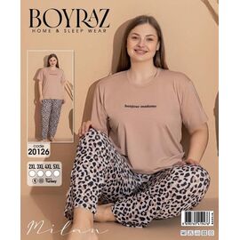 Костюм жіночий 20126 beige р.2XL-5XL "Vehuiah" недорого оптом від прямого постачальника