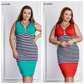 Фотография Сарафан женский 444516 green р.M-XL "Vehuiah" недорого оптом от прямого поставщика