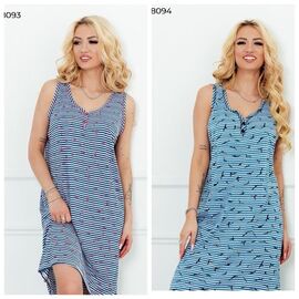 Фотография Сарафан женский 8094 l.blue р.M-2XL "Vehuiah" недорого оптом от прямого поставщика