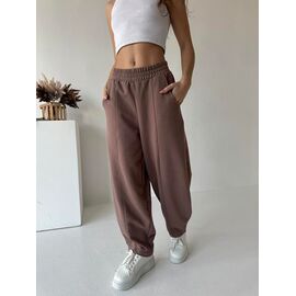 Штани спортивні жіночі 080 brown р.42-48 "Tori" недорого оптом від прямого постачальника