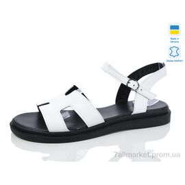 Босоніжки жіночі літні Літо 56 білий к. батал (6 пар р.41-43) "Sali" недорого оптом від прямого постачальника