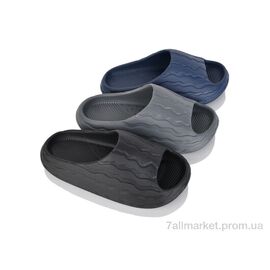 Фотография Шлепки мужские пляжные Лето 4085-922A (24 пар р.40-45) "Мир" недорого оптом от прямого поставщика