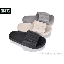 Шльопанці чоловічі пляжні Літо 4088-951 mix (24 пар р.40-45) "BIG" недорого оптом від прямого постачальника