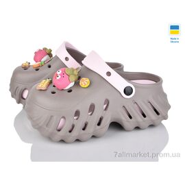 Крокси жіночі літні Літо 24505-395A (8 пар р.36-41) "Luck Line" недорого оптом від прямого постачальника