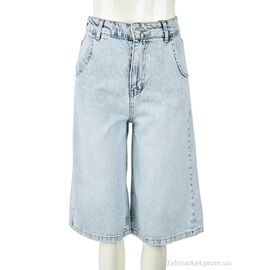 Бриджі жіночі Літо 1019-01 blue (6 шт. р.сітка34-40) "Rina Jeans" недорого оптом від прямого постачальника