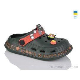 Крокси дитячі літні Літо 005 хакі оранж (6 пар р.25-30) "DeMur" недорого оптом від прямого постачальника