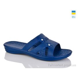Фотография Шлепки женские облегченные Лето 50 синий (8 пар р.36-41) "DeMur" недорого оптом от прямого поставщика