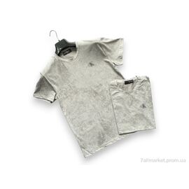 Футболка чоловіча Літо A009-2 grey (5 шт. р.сіткаS-2XL) "Verton" недорого оптом від прямого постачальника