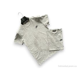 Футболка чоловіча Літо A009-3 grey (5 шт. р.сіткаS-2XL) "Verton" недорого оптом від прямого постачальника