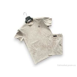 Футболка чоловіча Літо A010-1 beige (5 шт. р.сіткаS-2XL) "Verton" недорого оптом від прямого постачальника