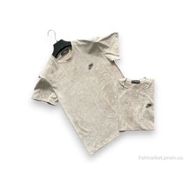 Футболка чоловіча Літо A010-3 beige (5 шт. р.сіткаS-2XL) "Verton" недорого оптом від прямого постачальника