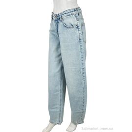 Фотография Джинсы женские Весна/осень 4074-52AZ510-2 l.blue (6 шт. р.сетка 25-30) "Мир" недорого оптом от прямого поставщика