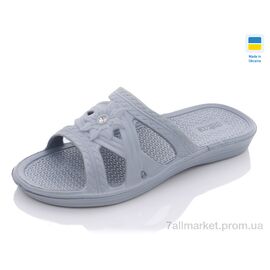 Фотография Шлепки женские облегченные Лето Паяс Ж камінь сірий (8 пар р.36-41) "Progress" недорого оптом от прямого поставщика