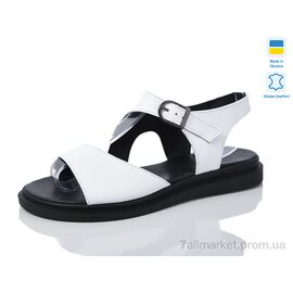 Босоніжки жіночі літні Літо 60 білий к. ч.п. (6 пар р.37-41) "Sali" недорого оптом від прямого постачальника