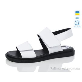 Босоніжки жіночі літні Літо 66 білий к. (6 пар р.41-43) "Sali" недорого оптом від прямого постачальника