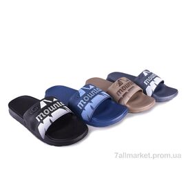 Фотография Шлепки мужские пляжные Лето Шльопки М518 mix (12 пар р.40-45) "Progress" недорого оптом от прямого поставщика