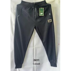 Фотография Штаны спортивные мужские 2411 navy р.XL-5XL "WELL" недорого оптом от прямого поставщика