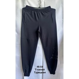 Штани спортивні чоловічі MH984 navy р.46-54 "WELL" недорого оптом від прямого постачальника